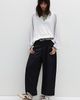 Free People Satin Boyfriend Trousers - 1