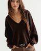Free People See Me V-Neck Knit Pullover - 3