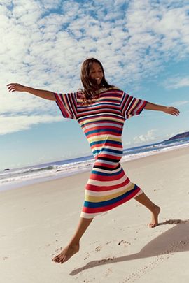 Free People Shades Of Summer Sweater Dress