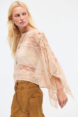 Free People Sofia Cape Top