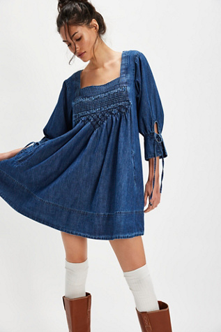 Free People - Sonora Denim Mini Dress