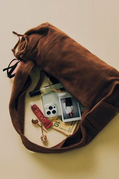 Free People Soto East West Suede Shoulder Bag
