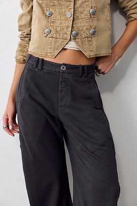 Free People Spotlight Sweatpant Barrel Trousers