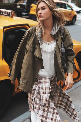 Free People Starry Isle Moto Jacket