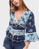 Free People Stella Mixed Print Top - 1