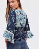 Free People Stella Mixed Print Top - 2