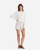 Free People Sunday Citizen Lido Stripe Cloud Crochet Shorts - 1