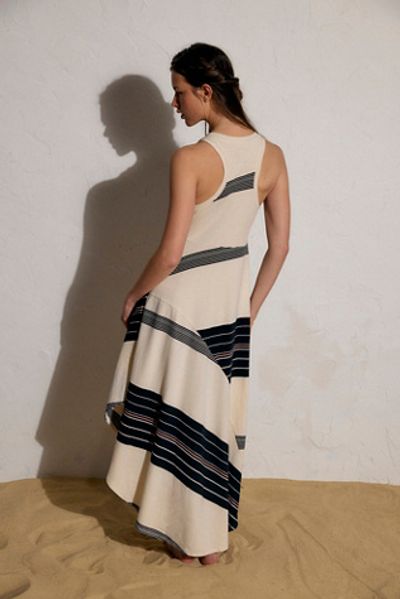 Free People Super Spliced Cotton-Jersey Midi Dress