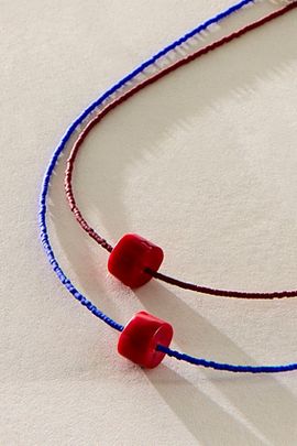 Free People Surigao Coral Necklace
