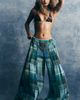 Free People Swept Off Madras Pants - 1