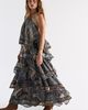 Free People Trapeze Cotton Silk Maxi Skirt Set - 5