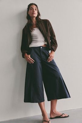 Free People Two Step Crop Chino Pants