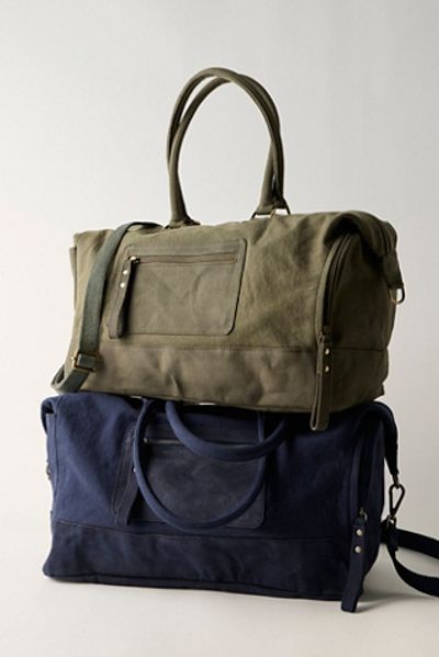 Free People Washed Canvas Weekender Bag