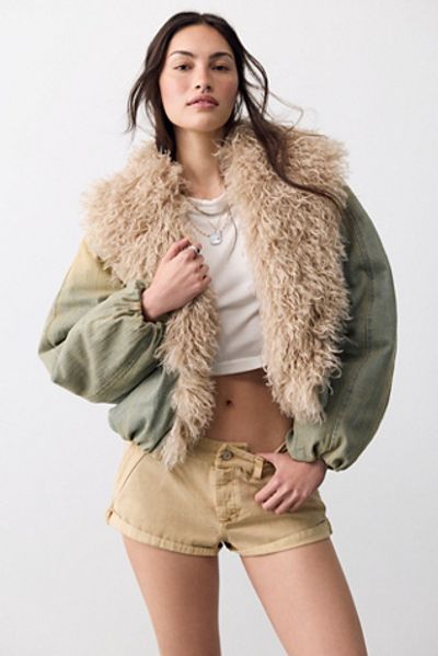 Free People Waterloo Denim Puffer