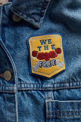 Free People We The Free Academy Patch Brooch