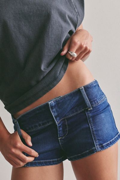 Free People We The Free Ana Denim Micro Shorts