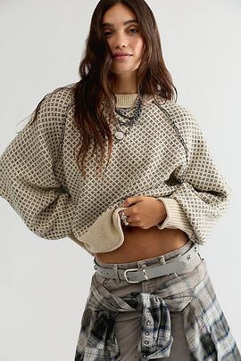 Free People We The Free As If Crew Neck Pullover