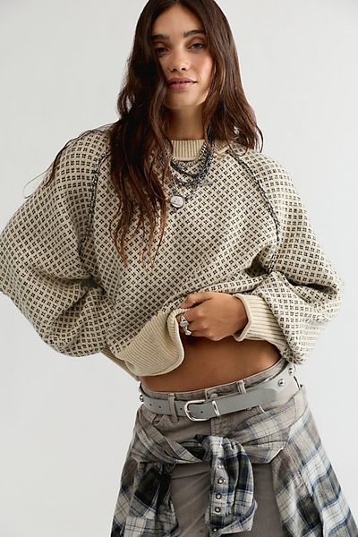 Free People We The Free As If Crew Neck Pullover