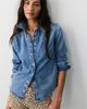 Free People We The Free Benny Slim Denim Button Down Top - 1