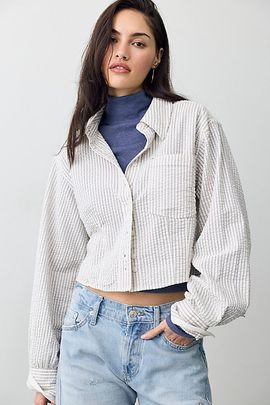 Free People We The Free Billie Slim Shirt
