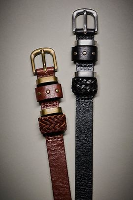 Free People We The Free Braided Slim Belt