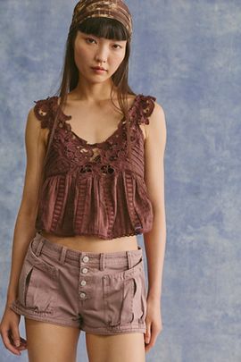 Free People We The Free Calipsa Micro Cargo Shorts