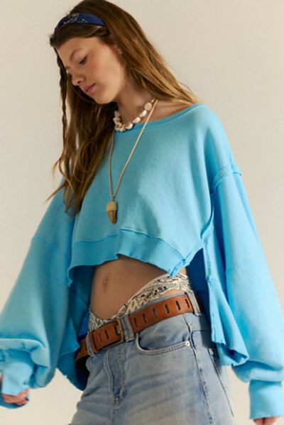 Free People We The Free Camden Cropped Sweatshirt