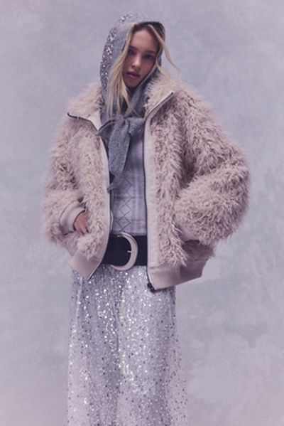 Free People We The Free Cat Eyes Funnel Zip-Up