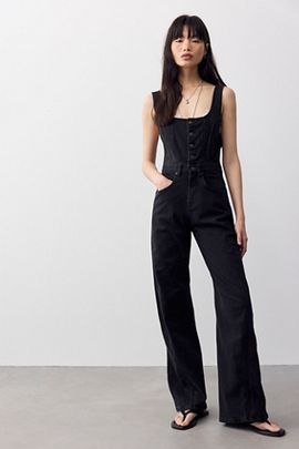 Free People We The Free Corsica Twisted Seam Jumpsuit