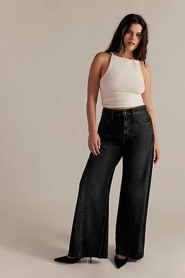 Free People We The Free CRVY Alter Ego Wide-Leg Twisted Jeans
