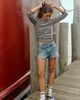 Free People We The Free Easy Does It Striped Tee - 1