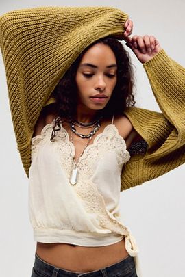 Free People We The Free Easy Knit Cotton Shrug