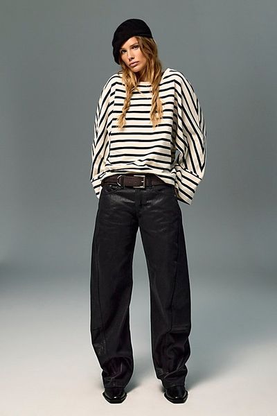 Free People We The Free Fable Coated Twisted Jeans