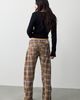 Free People We The Free Fable Plaid Low-Rise Twisted Bowed Pants - 2