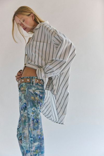 Free People We The Free Freddie Striped Shirt