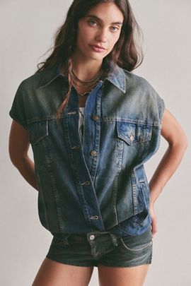 Free People We The Free Goldie Denim Vest