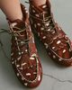 Free People We The Free Hair-On Benny Boat Shoe Boots - 3