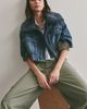 Free People We The Free Heart Land Cozy Denim Cropped Jacket - 1