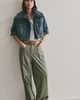 Free People We The Free Heart Land Cozy Denim Cropped Jacket - 3