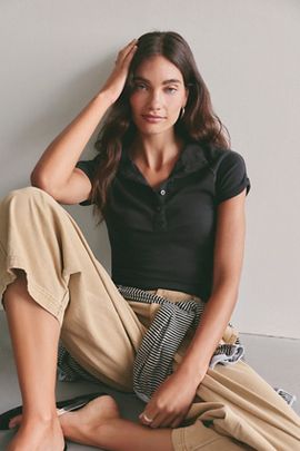 Free People We The Free In The Clouds Henley Tee