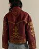 Free People We The Free Lana Leather Band Jacket - 4