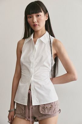 Free People We The Free Melody Button Down Shirt