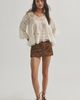 Free People We The Free Mille-Fleurs Vegan Suede Micro Skirt - 1