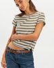 Free People We The Free Nora Striped Cotton Tee - 1