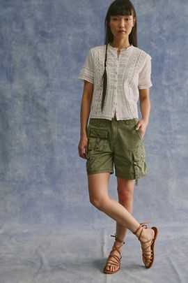 Free People We The Free Perfect Storm Cargo Shorts