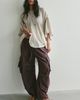 Free People We The Free Reef Curved Linen Cargo Pants - 4