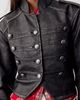 Free People We The Free Ryland Vegan Leather Band Jacket - 1