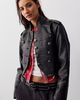 Free People We The Free Ryland Vegan Leather Band Jacket - 2