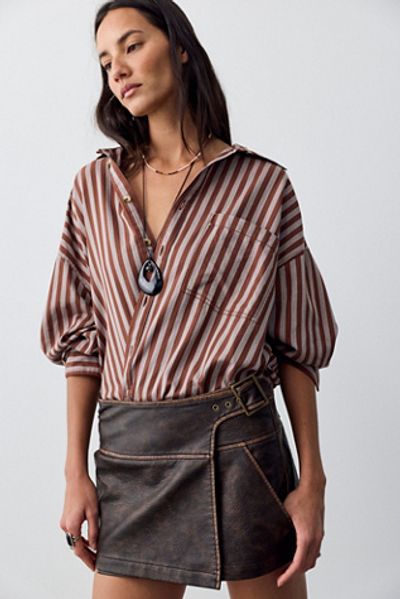 Free People We The Free Suki Vegan Micro Skirt