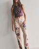 Free People We The Free Tennessee Low-Rise Boyfriend Embroidered Jeans - 6